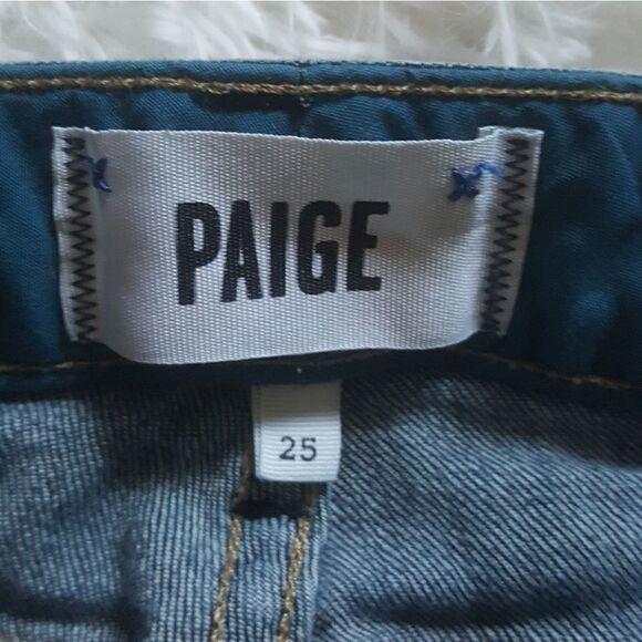 PAIGE Jeans Dark Wash Skinny Women’s Size 25 - Picture 8 of 8